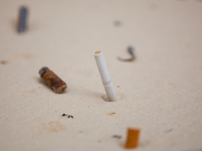 And -- just then -- it started to rain.