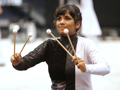 I like it when performers look up from their instruments to face the judges, audience and photographers.