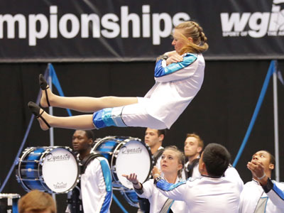  . . . but the catch-a-falling-girl stunt has become a cliche.