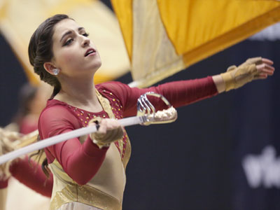 Now color guard is an art form all about music and dance.