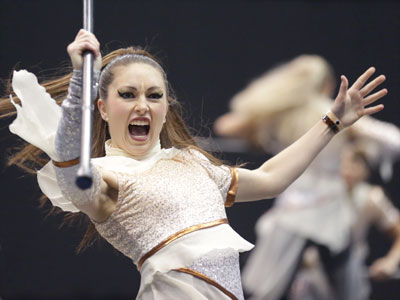 Many of the teams are from high schools, but there are also independent teams made up of older performers.