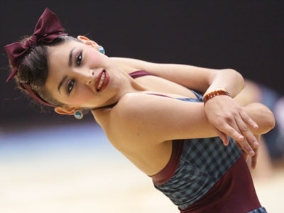 I like taking pictures of beautiful things, and there`s a good chance of doing that when photographing color guard.