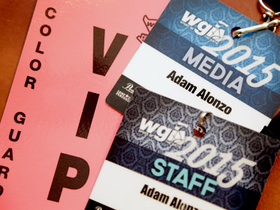 How I survived last weekend:  credentials.
