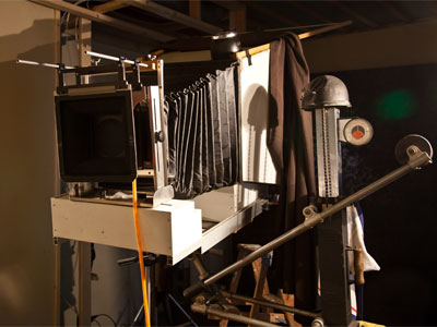 Joe Lutz is a photographer from Dayton who takes pictures using a `Giganticam` that makes 20x24`` prints.