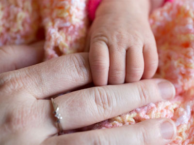 She didn`t fuss the whole time I was there.