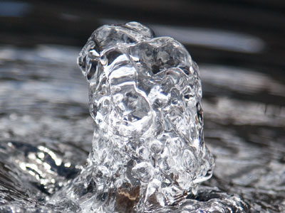 Water is a liquid, huh?  Looks pretty solid to me.