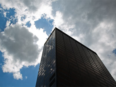 Look this direction and the clouds look scary.