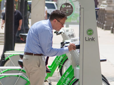 It`ll cost ya to ride one of the new green bikes.