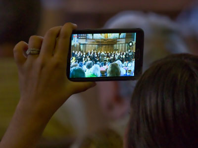 I wasn`t the only one trying to preserve the moment.