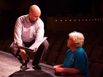 Planning tomorrow night`s concert.