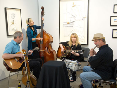 This graduation party had its own live entertainment.