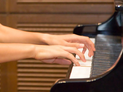 Fifteen year old pianist.