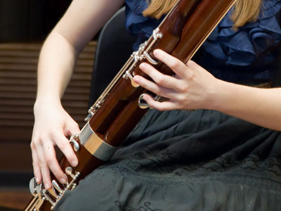 Fifteen year old bassoonist.