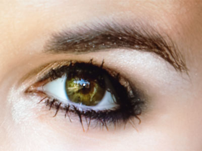 And that`s me in her eye.