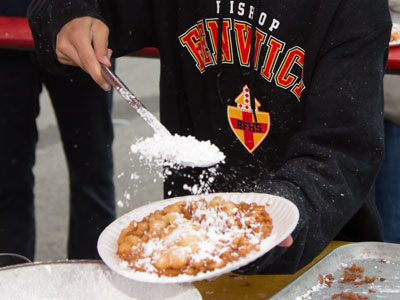 The key ingredient of funnel cake.