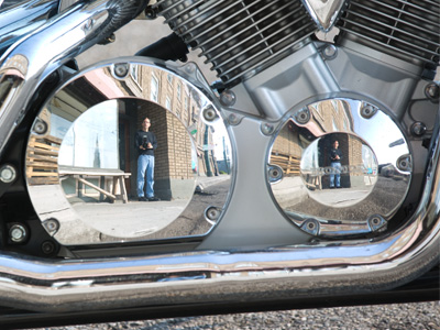 Me in a Honda -- twice.