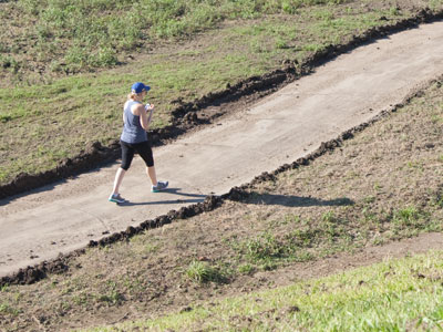 Lots of rain means lots of mud.