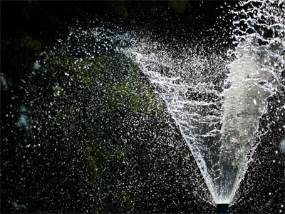 Ready for splashing.