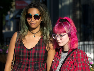 Back to school fashions.