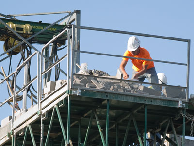 Other people work hard.  I wander around taking pictures.