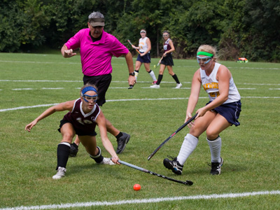 This manuver earned a brief lecture from the referee.