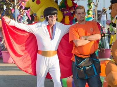Carnies and dead celebrities on the midway.