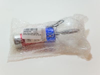 What has he got there?