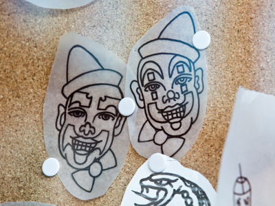 Soon to be tattooed onto somebody`s flesh.