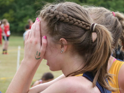 AFTER the race, not so much.