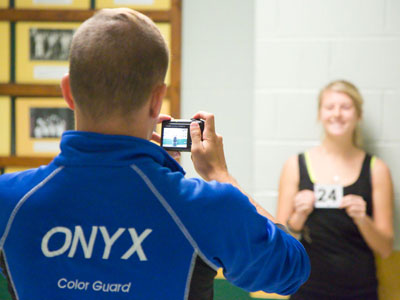 Today I photographed auditions for Onyx, one of the best independent color guards in the world.