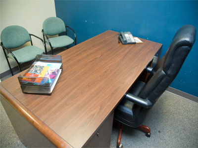 It may be possible that my desk is a little TOO uncluttered.