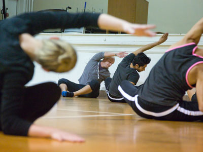 Today was the first rehearsal for Onyx Color Guard (see September 20, 2015).