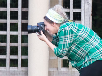 There were lots of photographers out tonight.