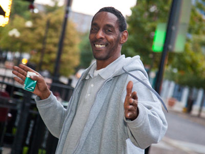 Guy who wanted his picture taken.