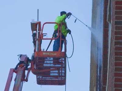 A clean building is a happy building.