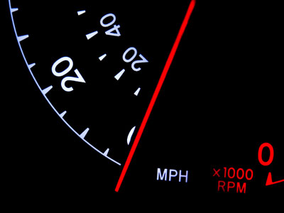 Preparing for my five-minute drive home from work.