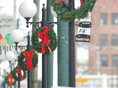 It`s Christmastime in the city.  RAY EVANS