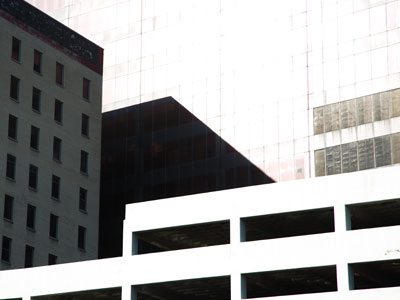 A study in contrasts.