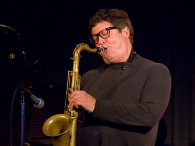 Saxophonist Randy Villars.