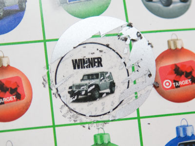 I guess I`m not a LOSER after all.  To claim my new Jeep, all I have to do is call an 800 number.