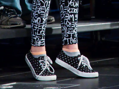 The Kettering Children`s Choir is ready for their concert.