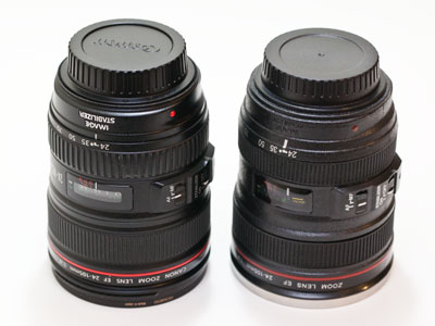 One is a $1500 lens and the other is a plastic coffee mug.  I will need to pour my drinks very carefully from now on.