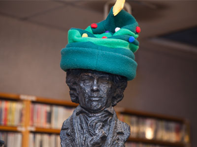 Beethoven`s birthdate is unknown, but it`s in December.