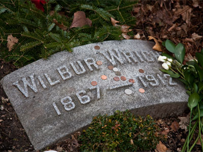 Thanks for inventing the airplane and revolutionizing the world.  Here`s 46 cents.