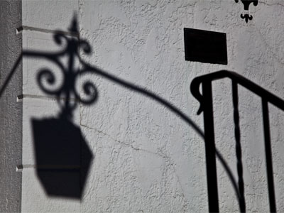 I intended to take one more picture of shadows today, but a suspicious security guard spoiled that plan.