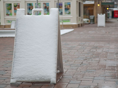 BIG NEWS:  It`s snowing.