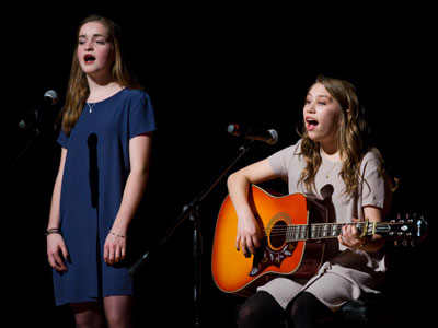 These two young musicians are ready for the big time.