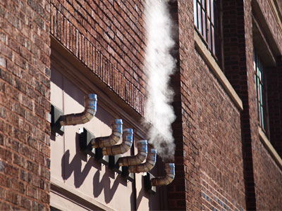 My breath on a winter day.