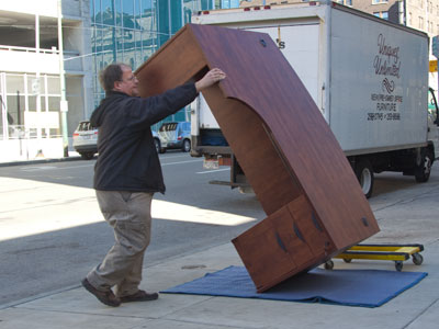 He finally decided to give up that desk job.