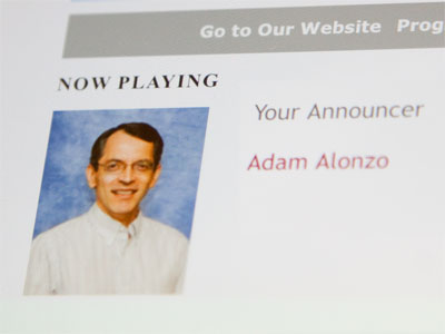 I`m at home boiling macaroni.  How can I be on the radio?